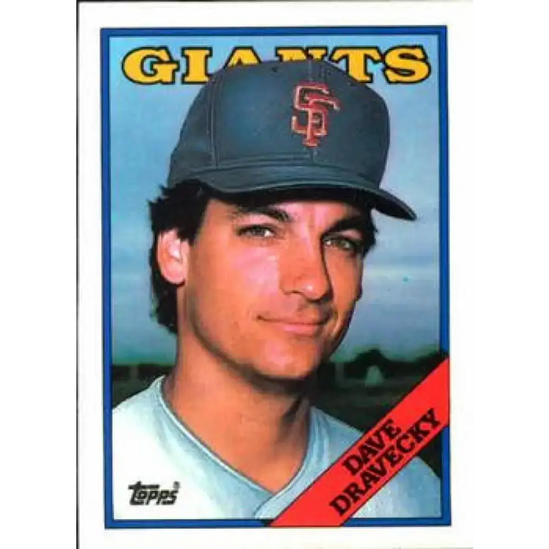 1988 Topps #68 Dave Dravecky NM-MT San Francisco Giants Baseball Card