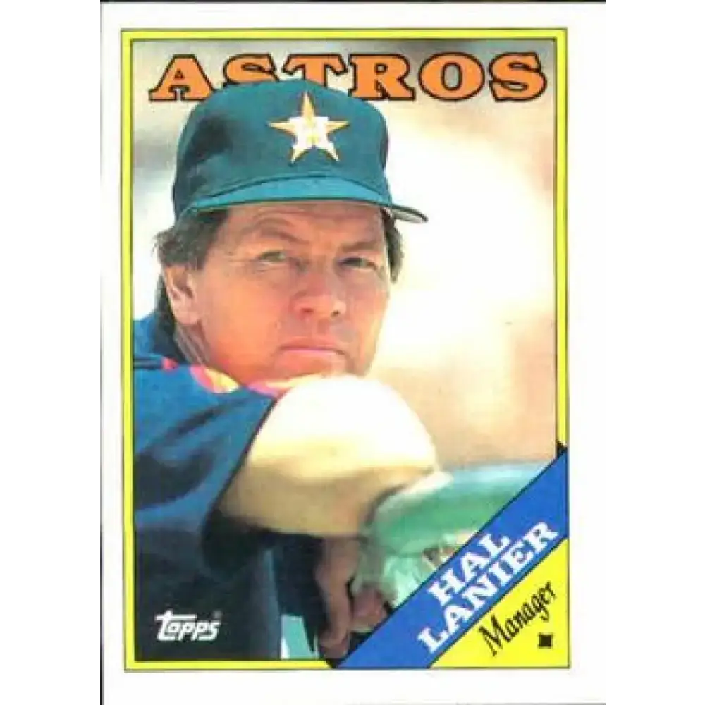1988 Topps #684 Hal Lanier NM-MT Houston Astros Baseball Card - Baseball Card Single