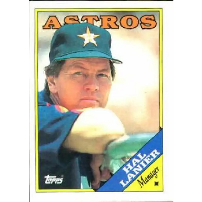 1988 Topps #684 Hal Lanier NM-MT Houston Astros Baseball Card - Baseball Card Single