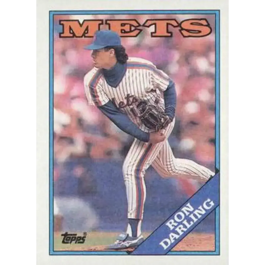 1988 Topps #685 Ron Darling NM-MT New York Mets Baseball Card - Baseball Card Single