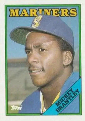1988 Topps #687 Mickey Brantley NM-MT Mariners baseball card with original gloss