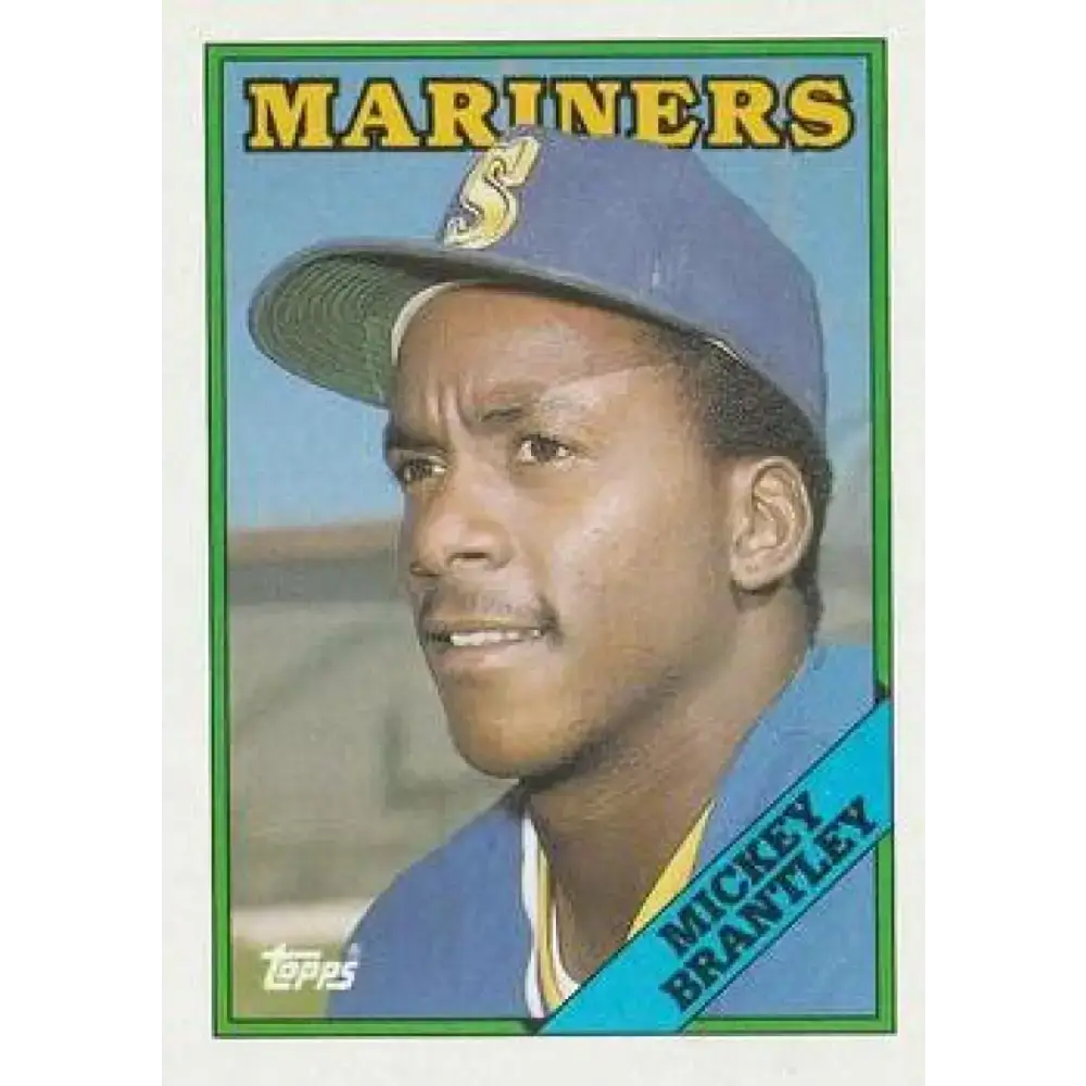 1988 Topps #687 Mickey Brantley NM-MT Seattle Mariners Baseball Card - Baseball Card Single