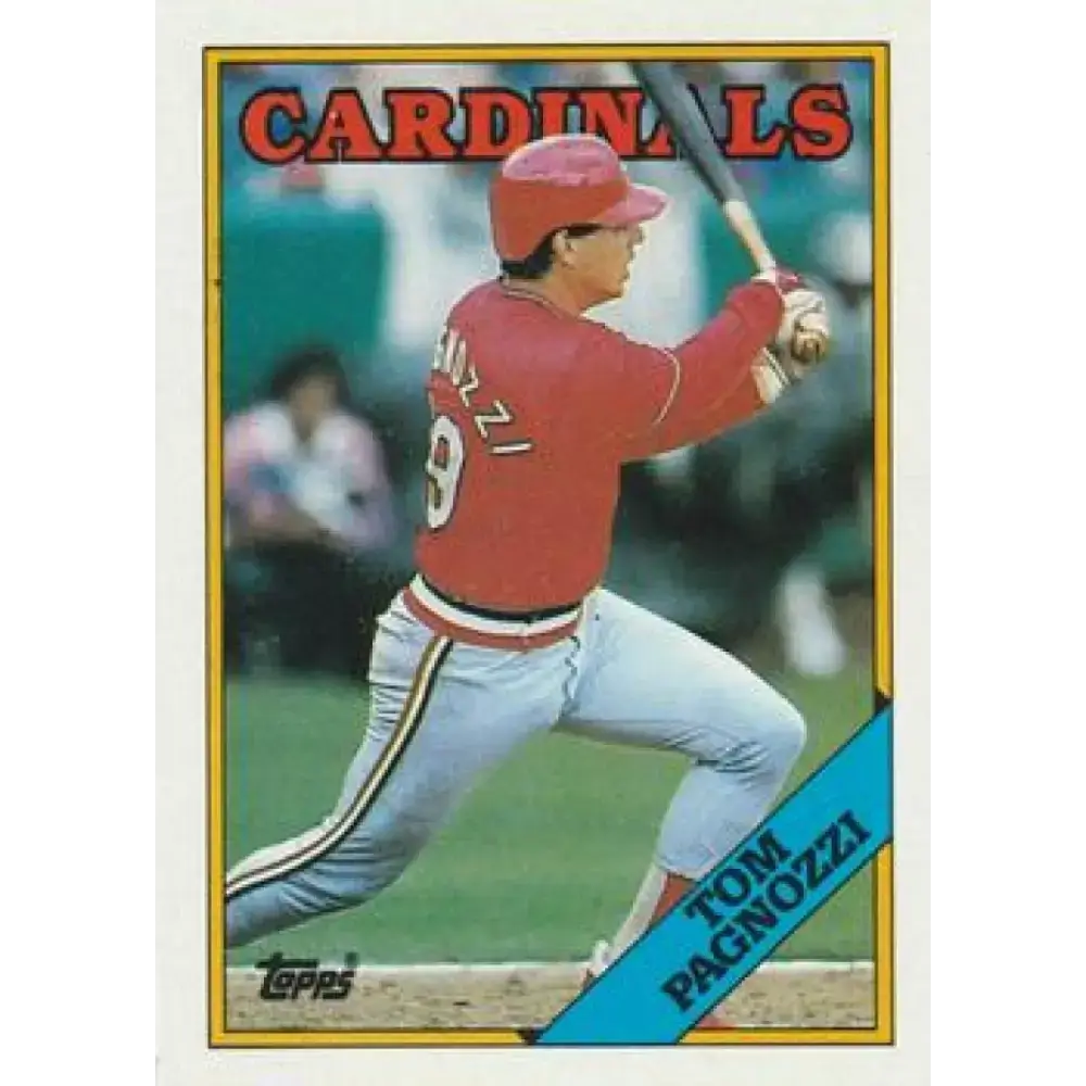 1988 Topps #689 Tom Pagnozzi NM-MT RC Rookie St. Louis Cardinals Baseball Card - Baseball Card Single