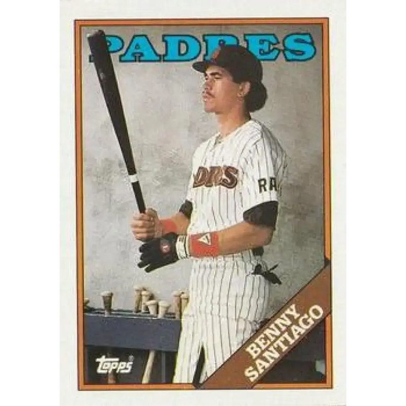 1988 Topps #693 Benito Santiago NM-MT San Diego Padres Baseball Card - Baseball Card Single