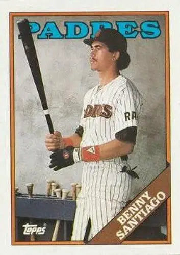 1988 Topps #693 Benito Santiago NM Near Mint Padres ID:82556 - Baseball Card Single