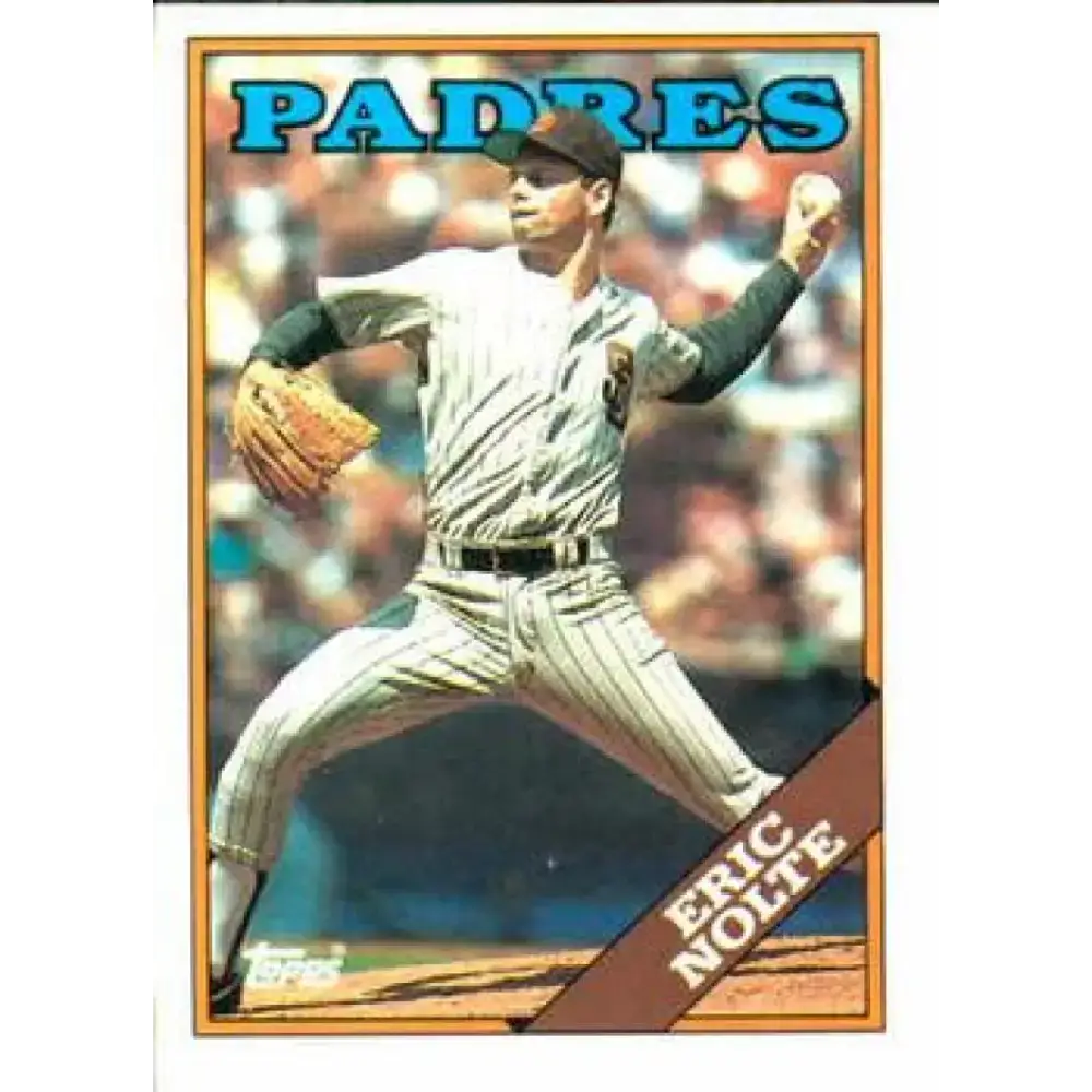 1988 Topps #694 Eric Nolte NM-MT RC Rookie San Diego Padres Baseball Card - Baseball Card Single