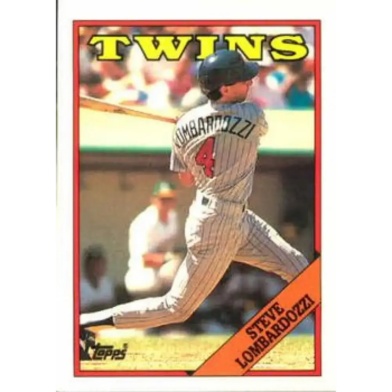 1988 Topps #697 Steve Lombardozzi NM-MT Minnesota Twins Baseball Card - Baseball Card Single