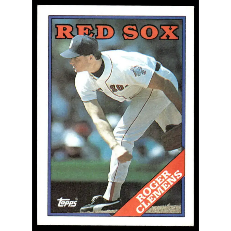 1988 Topps #70 Roger Clemens EX/NM Boston Red Sox Baseball Card - Baseball Card Single