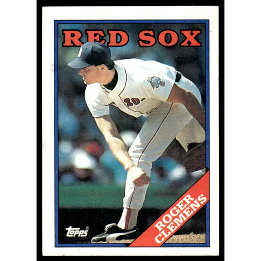 1988 Topps #70 Roger Clemens EX/NM Boston Red Sox Baseball Card