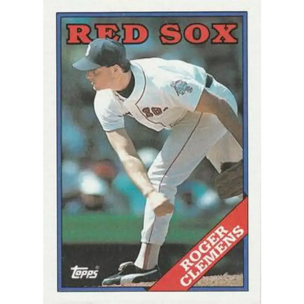 1988 Topps #70 Roger Clemens NM-MT Boston Red Sox Baseball Card - Baseball Card Single