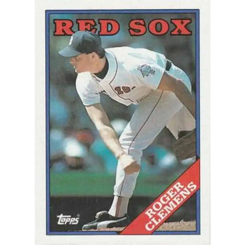 1988 Topps #70 Roger Clemens NM-MT Boston Red Sox Baseball Card - Baseball Card Single