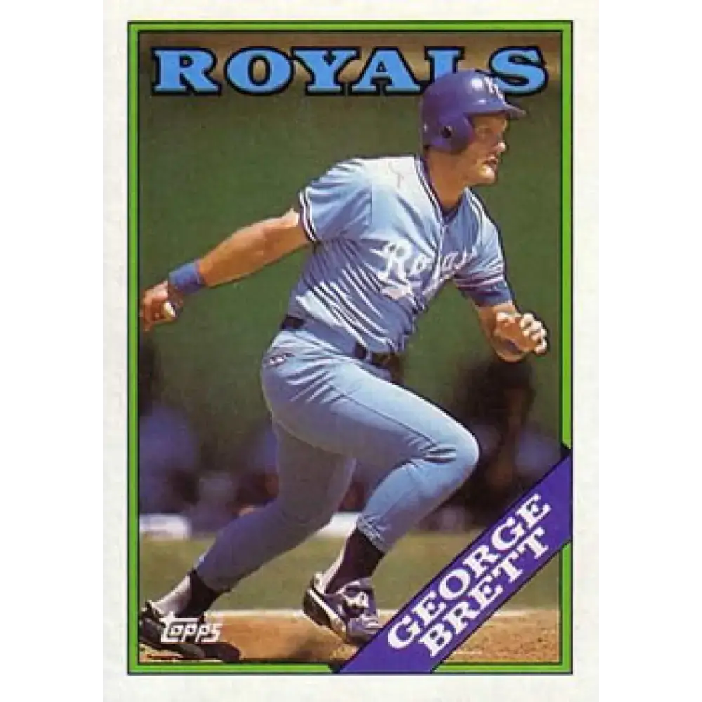 1988 Topps #700 George Brett NM-MT Kansas City Royals Baseball Card - Baseball Card Single