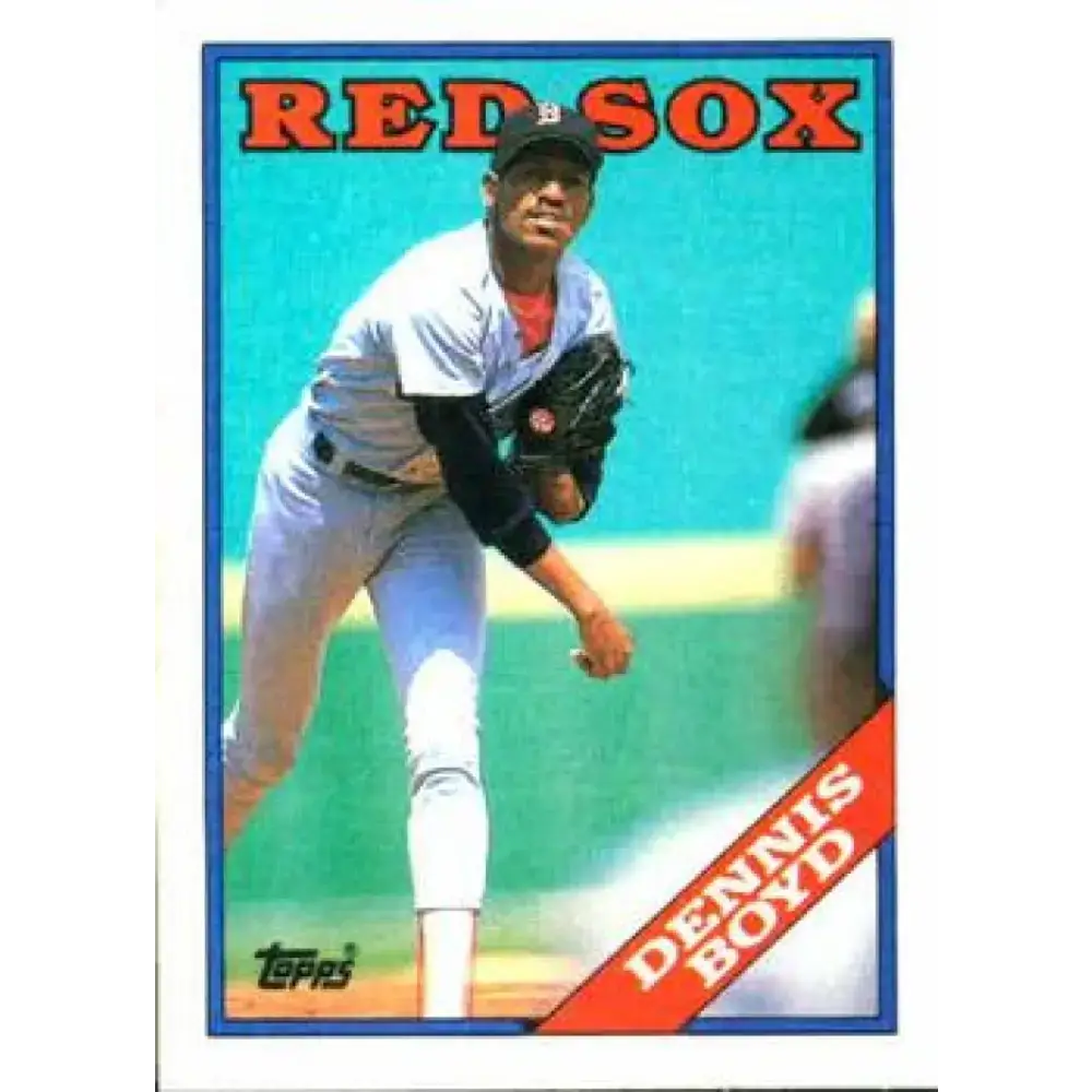 1988 Topps #704 Oil Can Boyd NM-MT Boston Red Sox Baseball Card - Baseball Card Single
