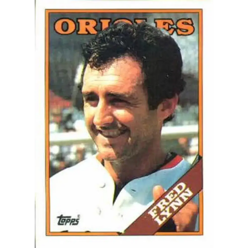 1988 Topps #707 Fred Lynn NM-MT Baltimore Orioles Baseball Card - Baseball Card Single