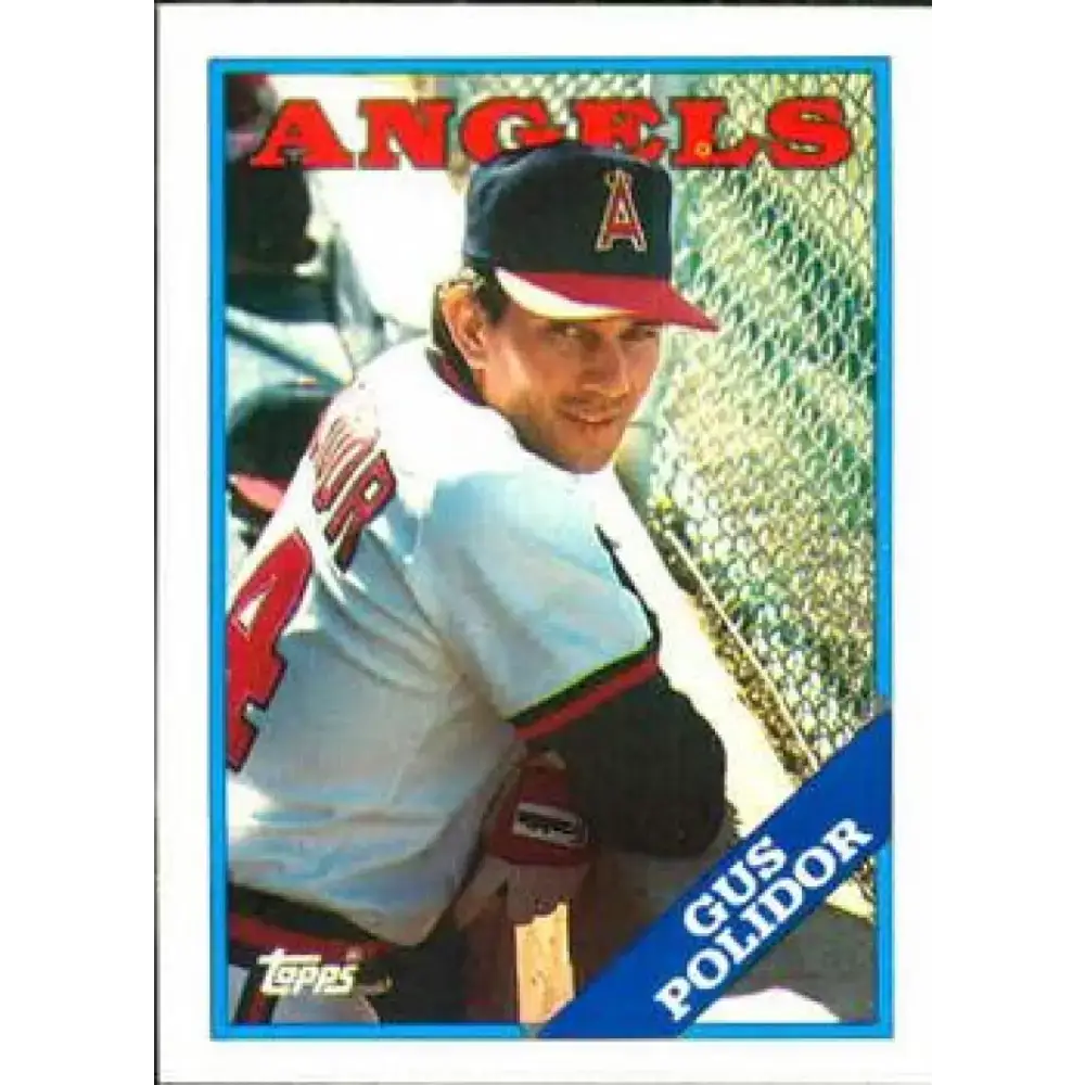1988 Topps #708 Gus Polidor NM-MT California Angels Baseball Card