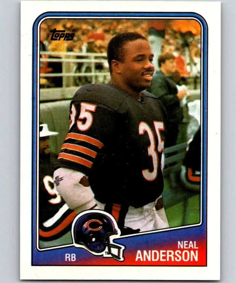 1988 Topps #71 Neal Anderson EX Excellent RC Rookie Chicago Bears Football Card - Football Card Single