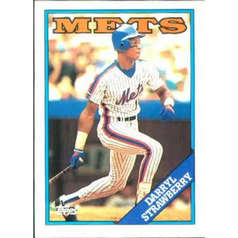 1988 Topps #710 Darryl Strawberry NM-MT New York Mets Baseball Card - Baseball Card Single
