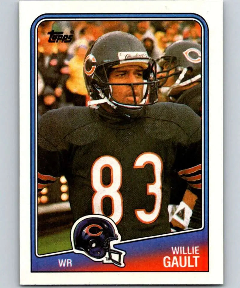 1988 Topps #72 Willie Gault EX Excellent Chicago Bears Football Card - Football Card Single