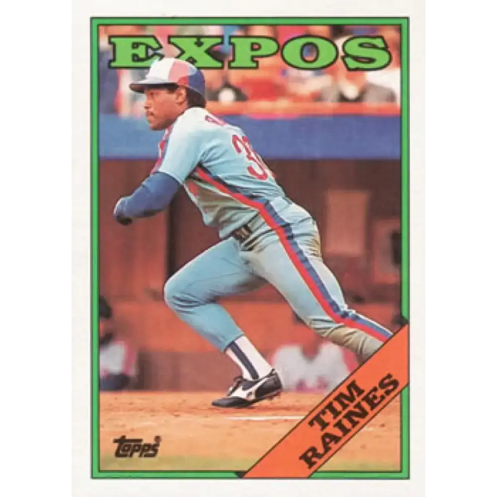 1988 Topps #720 Tim Raines NM-MT Montreal Expos Baseball Card - Baseball Card Single