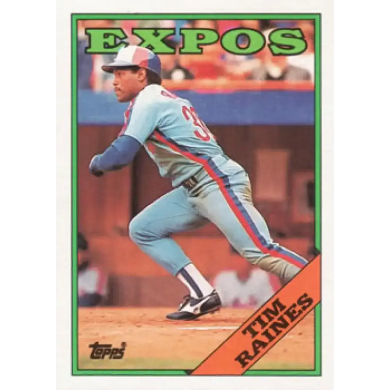 1988 Topps #720 Tim Raines NM-MT Montreal Expos Baseball Card - Baseball Card Single
