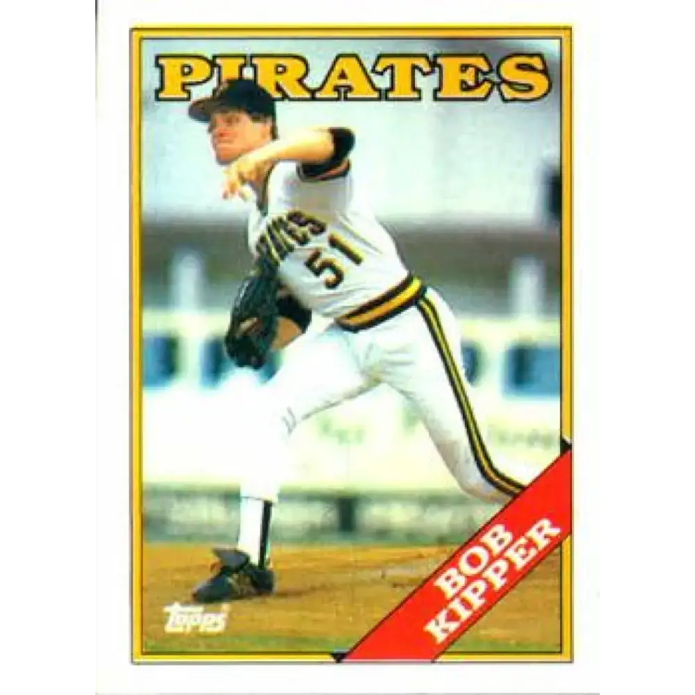 1988 Topps #723 Bob Kipper NM-MT Pittsburgh Pirates Baseball Card - Baseball Card Single