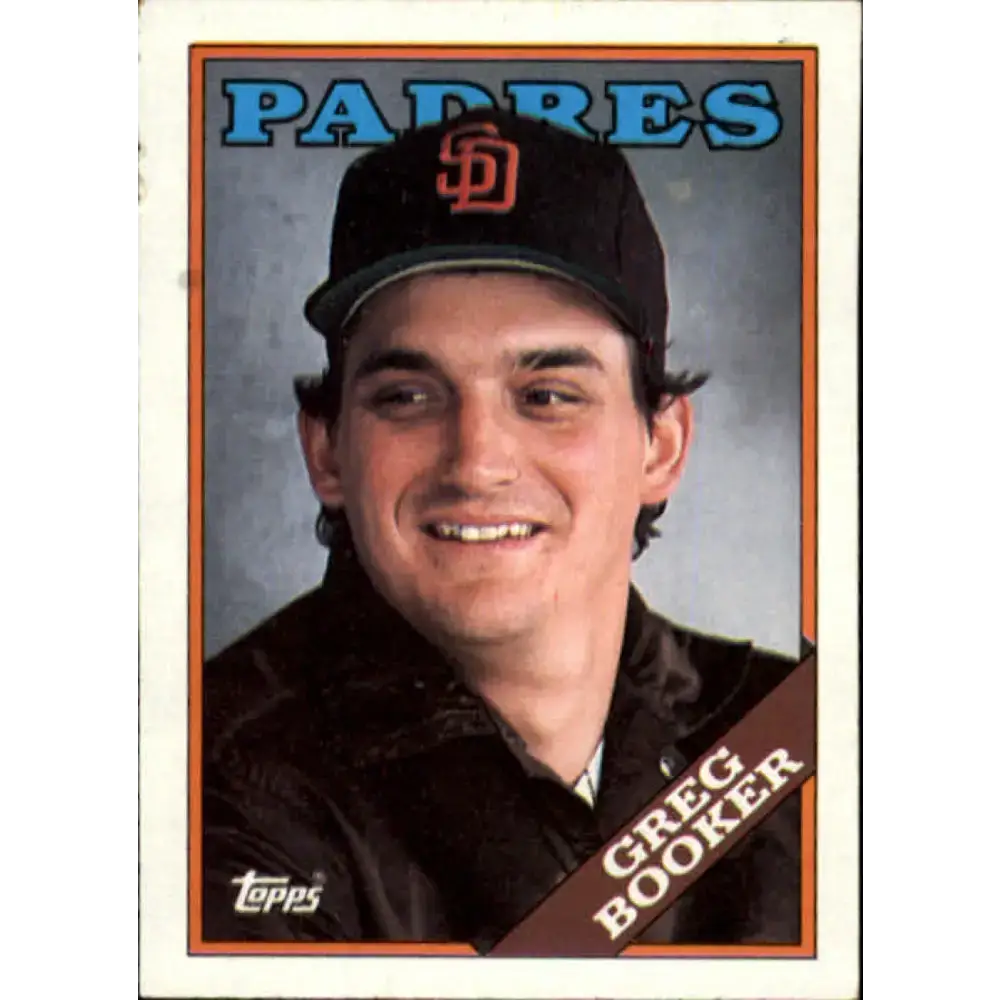 1988 Topps #727 Greg Booker NM-MT San Diego Padres Baseball Card - Baseball Card Single
