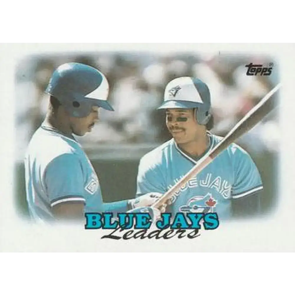 1988 Topps #729 Fred McGriff/George Bell NM-MT Toronto Blue Jays Baseball Card - Baseball Card Single