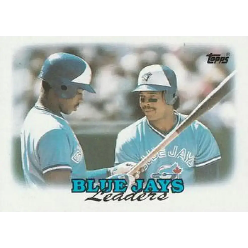 1988 Topps #729 Fred McGriff/George Bell NM-MT Toronto Blue Jays Baseball Card - Baseball Card Single