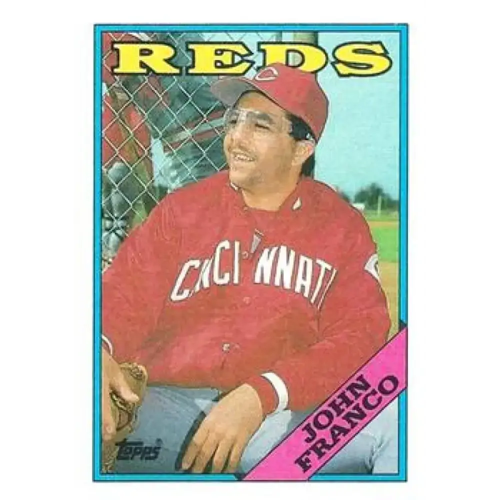 1988 Topps #730 John Franco NM-MT Cincinnati Reds Baseball Card - Baseball Card Single