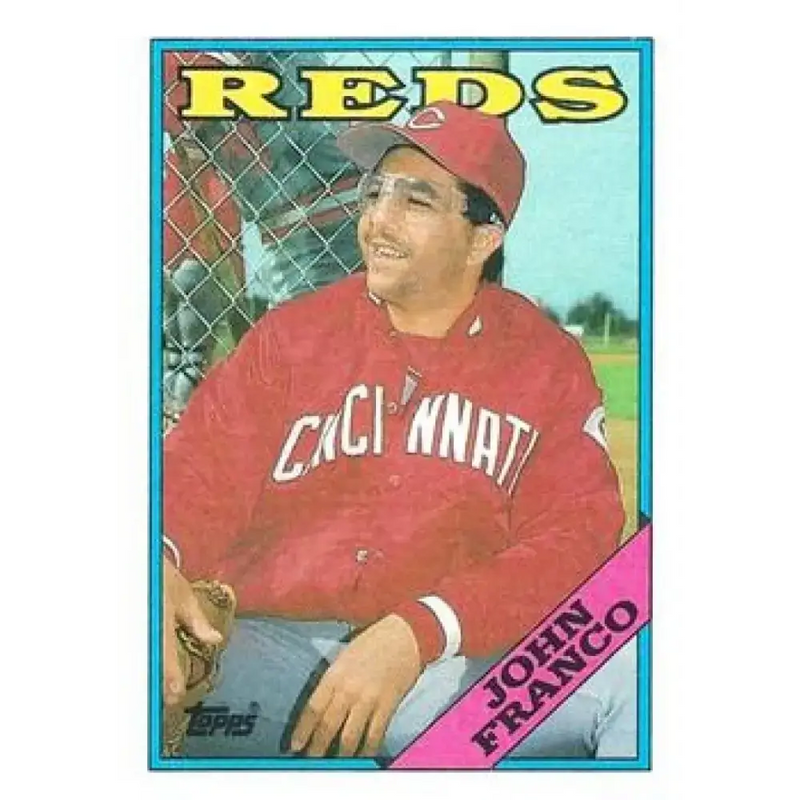 1988 Topps #730 John Franco NM-MT Cincinnati Reds Baseball Card - Baseball Card Single