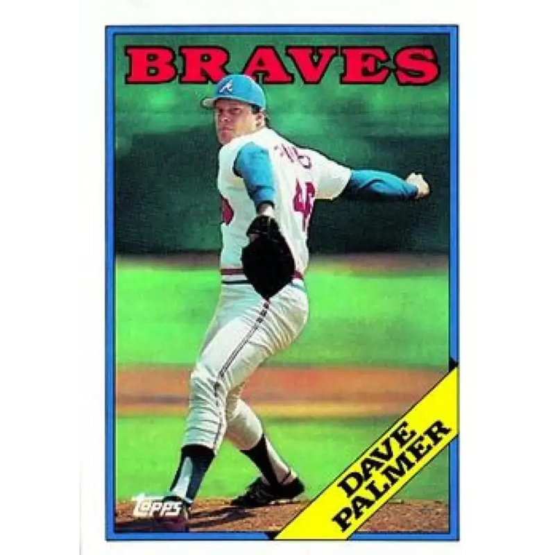 1988 Topps #732 David Palmer NM-MT Atlanta Braves Baseball Card - Baseball Card Single