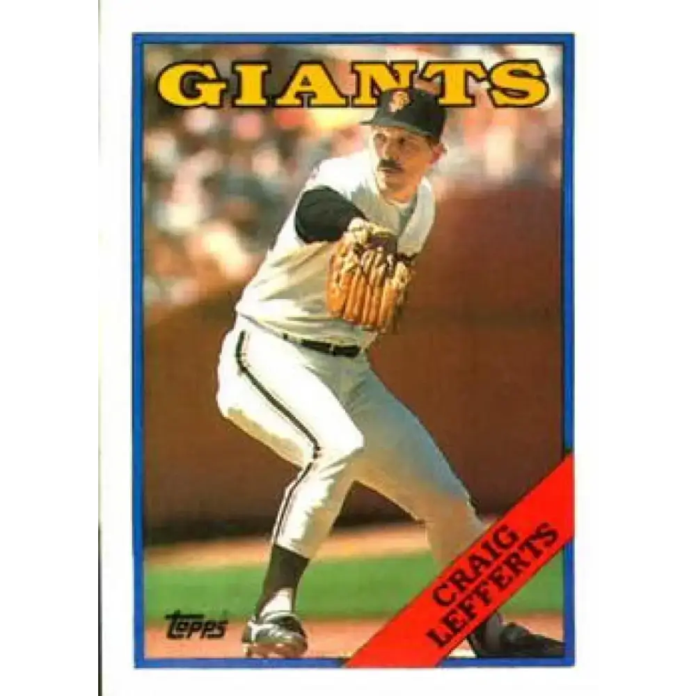 1988 Topps #734 Craig Lefferts NM-MT San Francisco Giants Baseball Card - Baseball Card Single