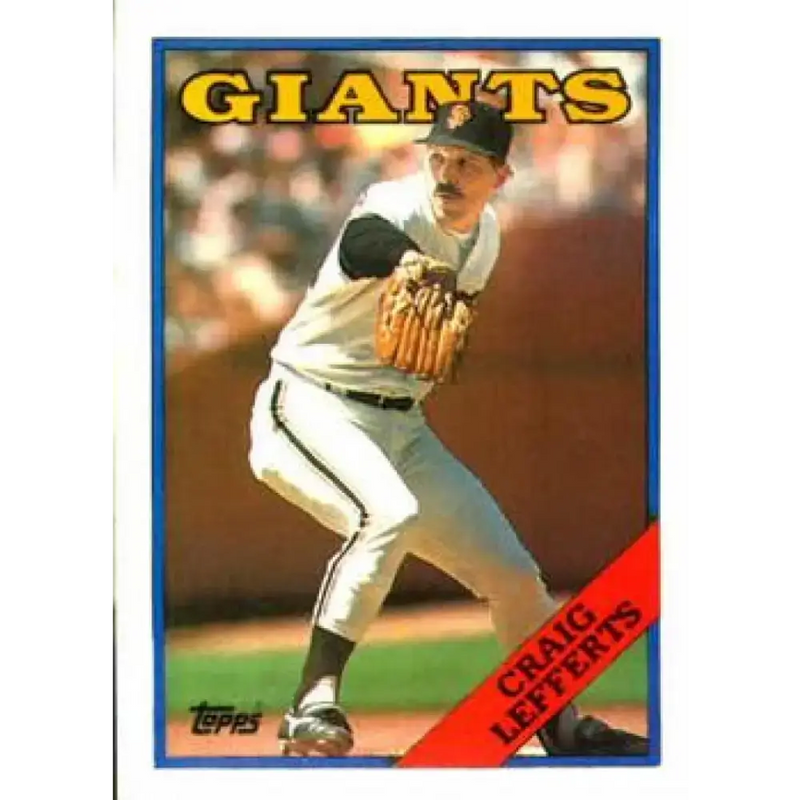 1988 Topps #734 Craig Lefferts NM-MT San Francisco Giants Baseball Card - Baseball Card Single