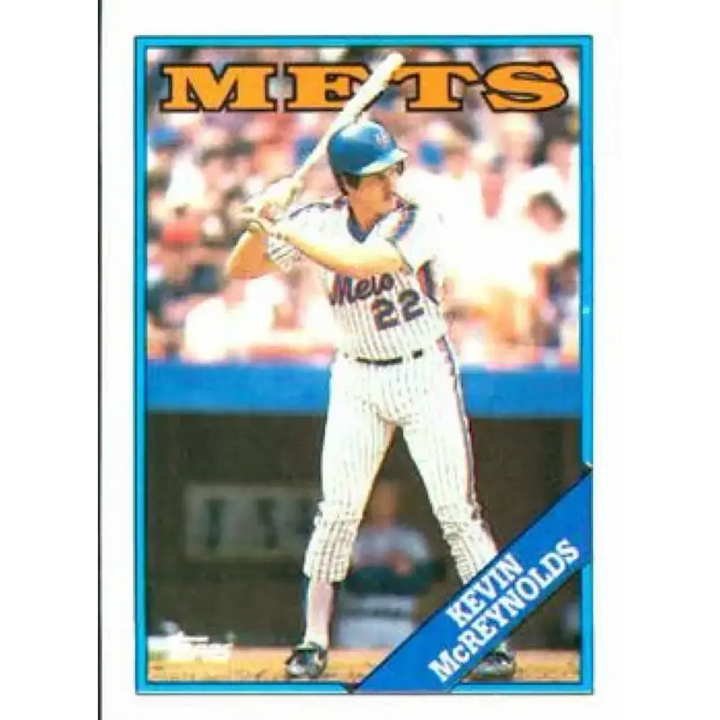 1988 Topps #735 Kevin McReynolds NM-MT New York Mets Baseball Card - Baseball Card Single