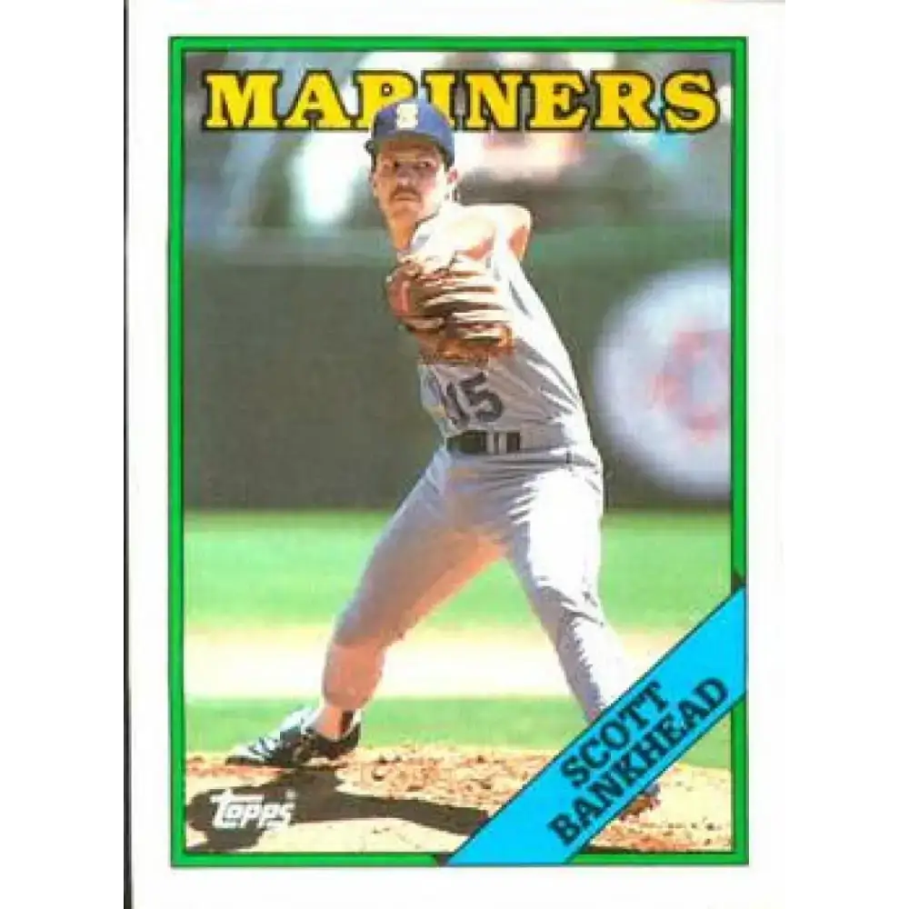 1988 Topps #738 Scott Bankhead NM-MT Seattle Mariners Baseball Card - Baseball Card Single