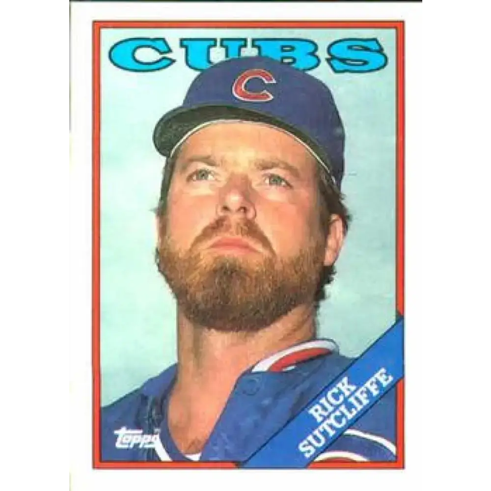 1988 Topps #740 Rick Sutcliffe NM-MT Chicago Cubs Baseball Card