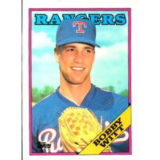 1988 Topps #747 Bobby Witt NM-MT Texas Rangers Baseball Card - Baseball Card Single