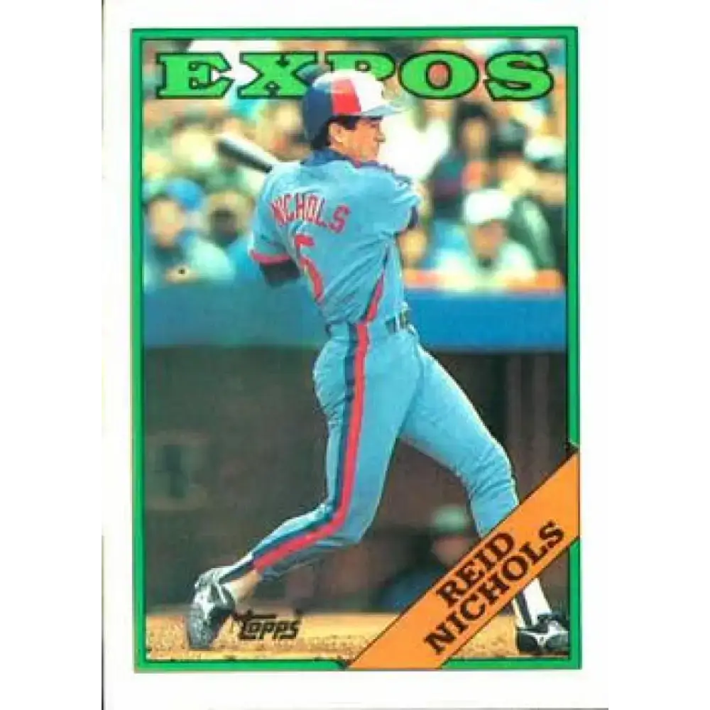 1988 Topps #748 Reid Nichols NM-MT Montreal Expos Baseball Card - Baseball Card Single