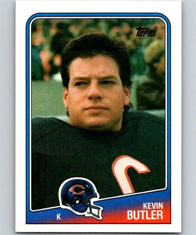 1988 Topps #75 Kevin Butler EX Excellent Chicago Bears Football Card - Football Card Single
