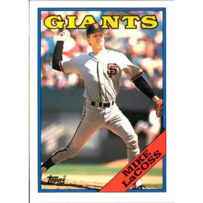 1988 Topps #754 Mike LaCoss NM-MT San Francisco Giants Baseball Card - Baseball Card Single