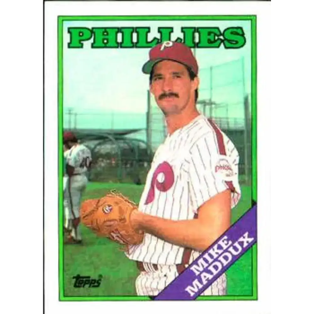 1988 Topps #756 Mike Maddux NM-MT Philadelphia Phillies Baseball Card - Baseball Card Single
