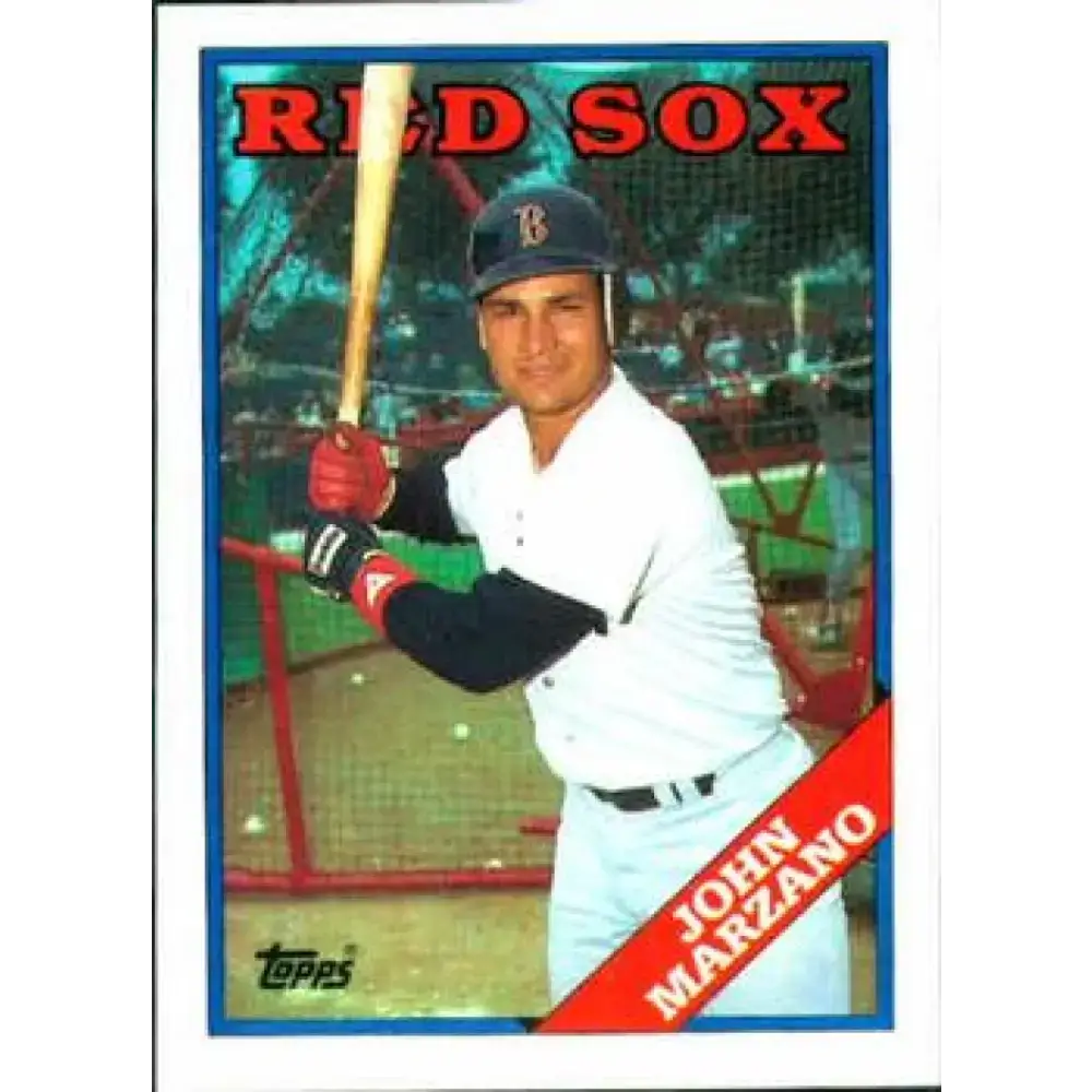 1988 Topps #757 John Marzano NM-MT Boston Red Sox Baseball Card - Baseball Card Single