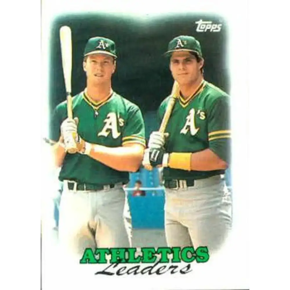 1988 Topps #759 Mark McGwire/Jose Canseco NM-MT Oakland Athletics Baseball Card - Baseball Card Single