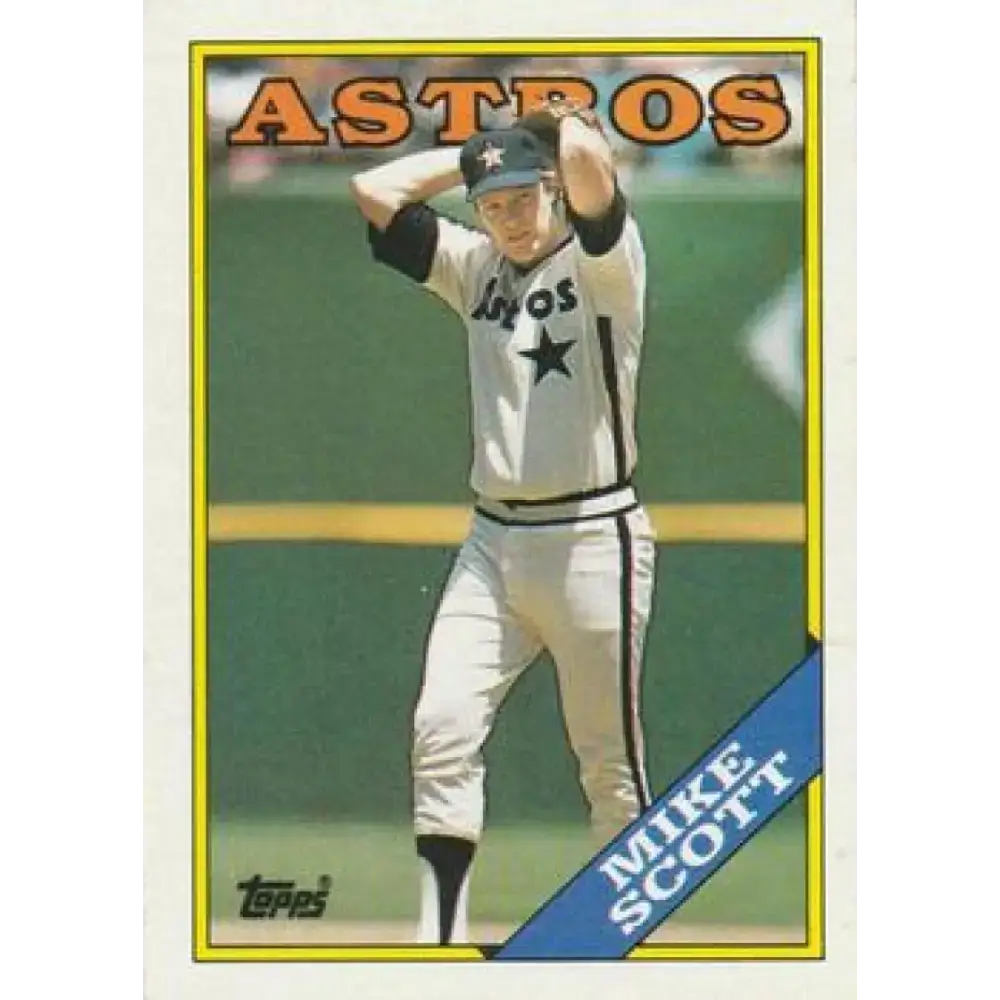 1988 Topps #760 Mike Scott NM-MT Houston Astros Baseball Card - Baseball Card Single