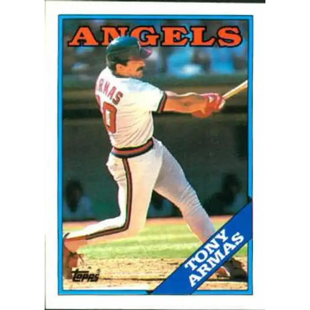 1988 Topps #761 Tony Armas NM-MT California Angels Baseball Card - Baseball Card Single