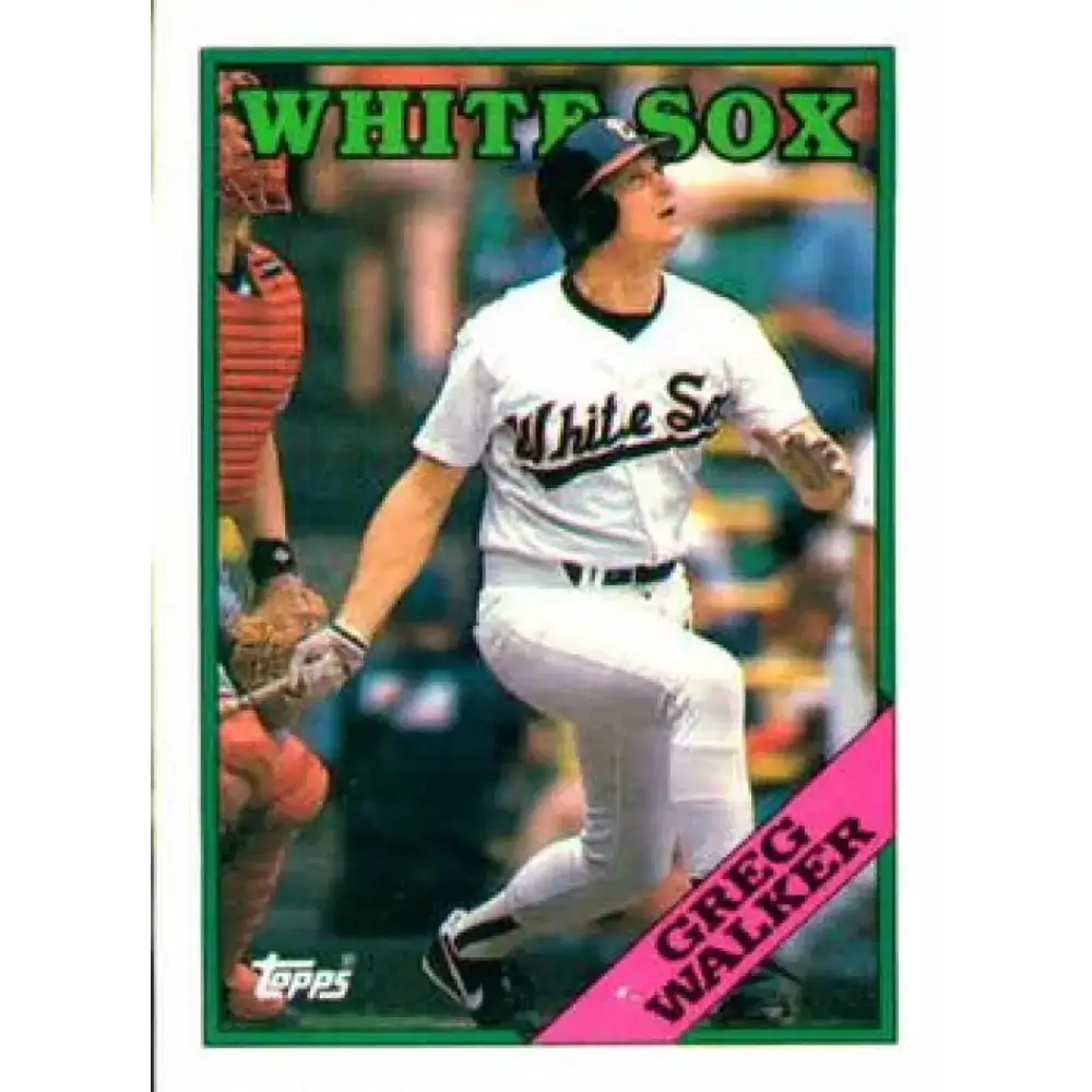 1988 Topps #764 Greg Walker NM-MT Chicago White Sox Baseball Card - Baseball Card Single