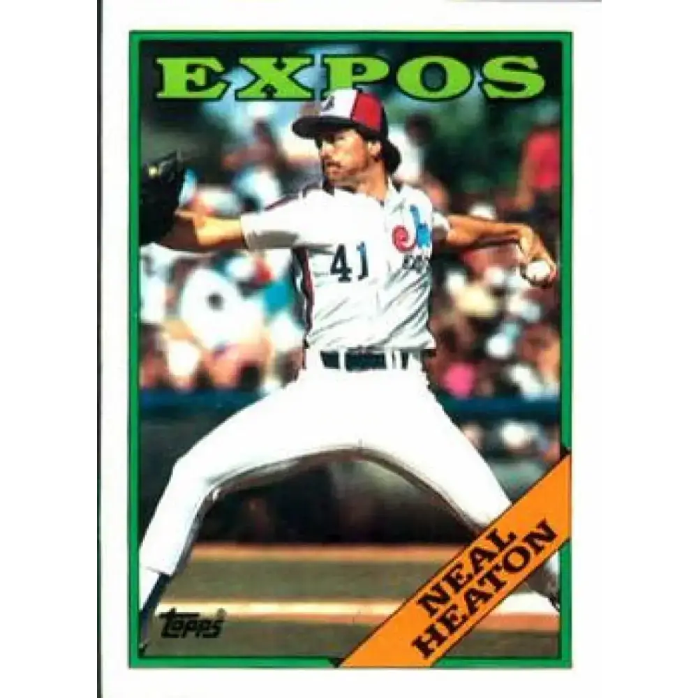 1988 Topps #765 Neal Heaton NM-MT Montreal Expos Baseball Card - Baseball Card Single