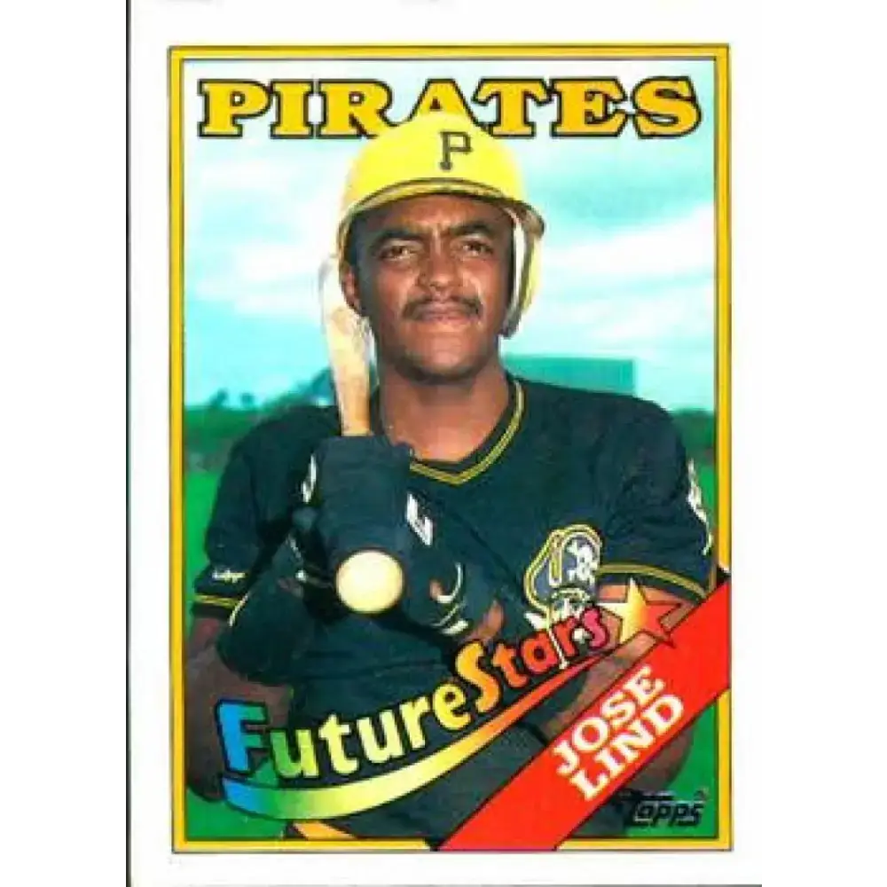 1988 Topps #767 Jose Lind NM-MT RC Rookie Pittsburgh Pirates Baseball Card - Baseball Card Single