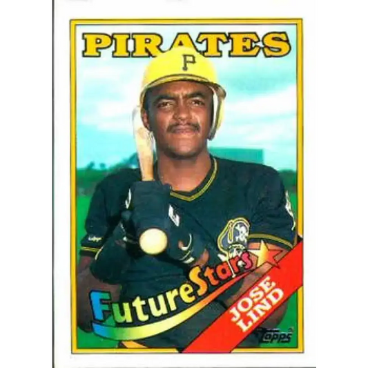 1988 Topps #767 Jose Lind NM-MT RC Rookie Pittsburgh Pirates Baseball Card - Baseball Card Single