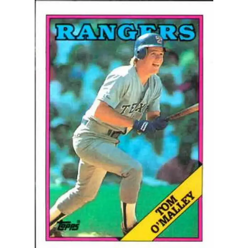 1988 Topps #77 Tom O’Malley NM-MT Texas Rangers Baseball Card - Baseball Card Single